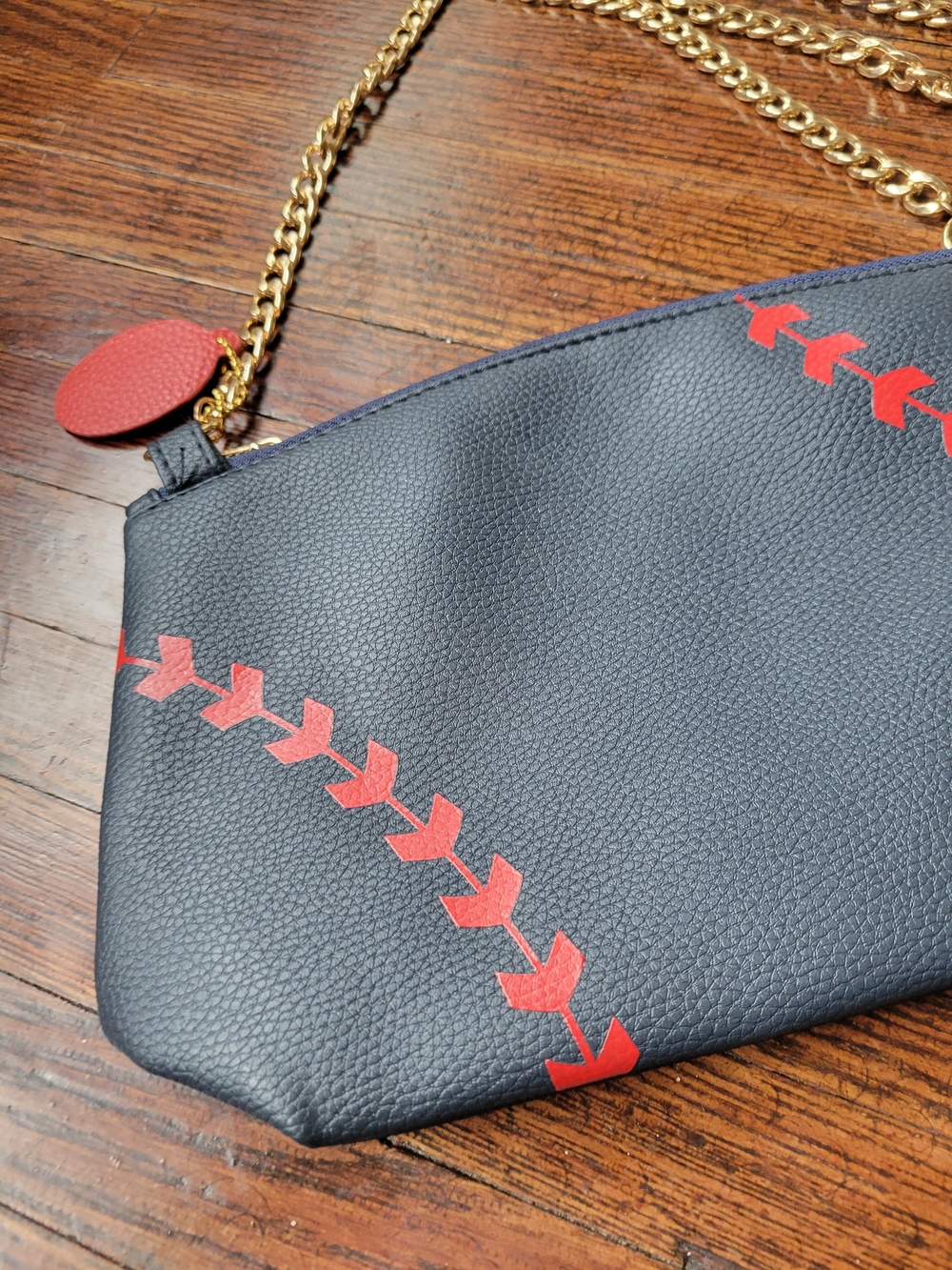 St. Louis Cardinals Purse Tote Bag Blue Navy Mother's Faux Leather SGA 2022 - Picture 4 of 16